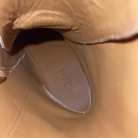 CHLOE RYLEE MEDIUM LEATHER ANKLE BOOTS - Picture 6 of 8